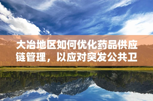 大冶地区如何优化药品供应链管理，以应对突发公共卫生事件？