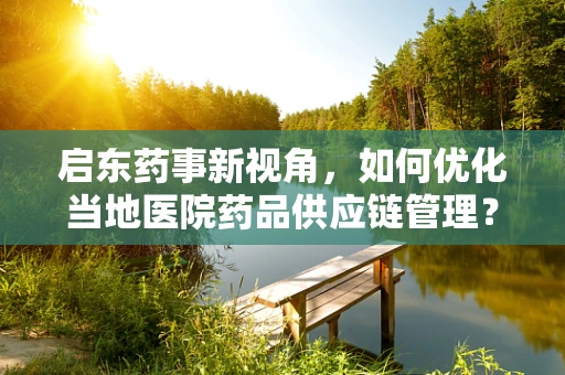 启东药事新视角，如何优化当地医院药品供应链管理？