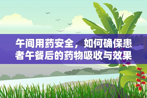 午间用药安全，如何确保患者午餐后的药物吸收与效果？