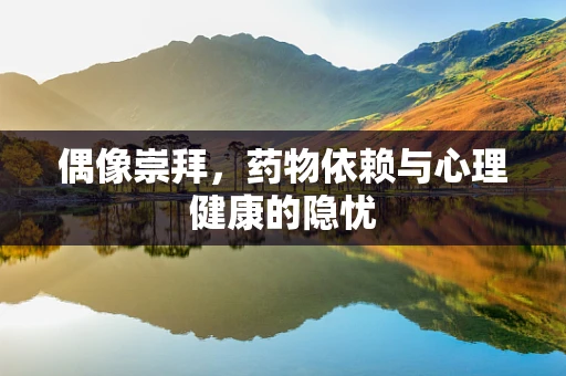 偶像崇拜，药物依赖与心理健康的隐忧