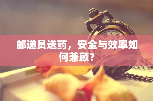 邮递员送药，安全与效率如何兼顾？