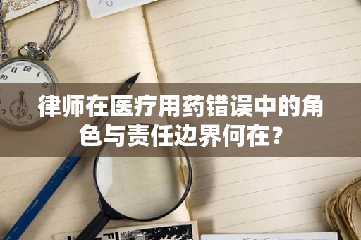 律师在医疗用药错误中的角色与责任边界何在？