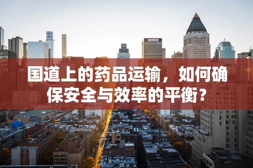 国道上的药品运输，如何确保安全与效率的平衡？