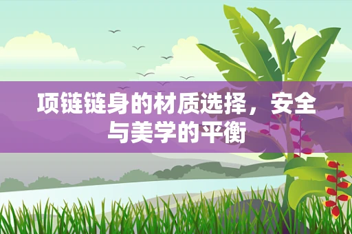 项链链身的材质选择，安全与美学的平衡