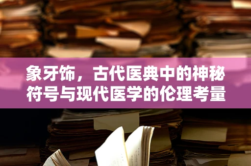象牙饰，古代医典中的神秘符号与现代医学的伦理考量