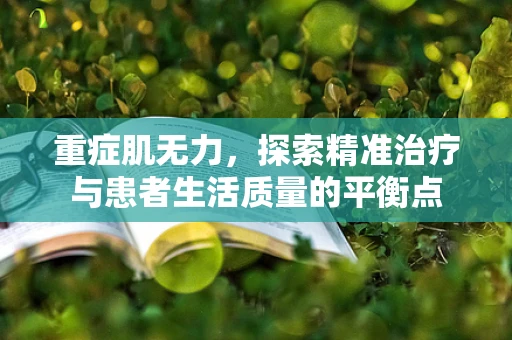 重症肌无力，探索精准治疗与患者生活质量的平衡点