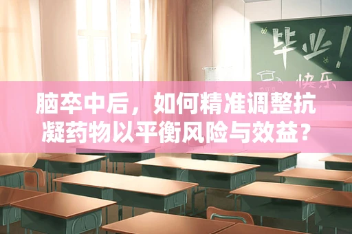 脑卒中后，如何精准调整抗凝药物以平衡风险与效益？
