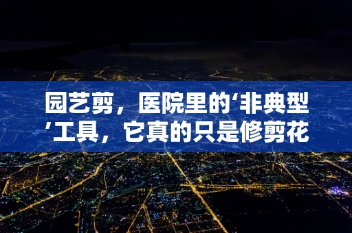 园艺剪，医院里的‘非典型’工具，它真的只是修剪花草那么简单吗？