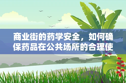 商业街的药学安全，如何确保药品在公共场所的合理使用？