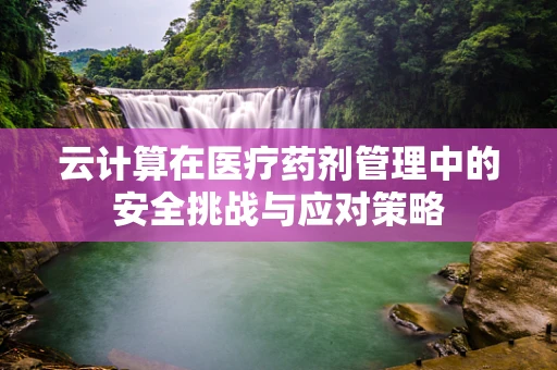云计算在医疗药剂管理中的安全挑战与应对策略