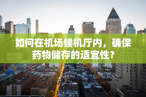 如何在机场候机厅内，确保药物储存的适宜性？