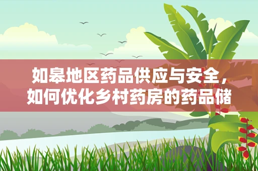 如皋地区药品供应与安全，如何优化乡村药房的药品储存管理？