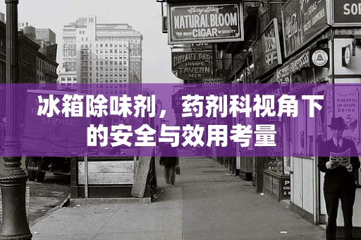 冰箱除味剂，药剂科视角下的安全与效用考量