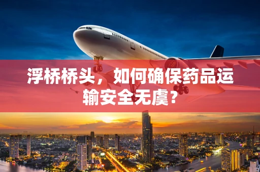 浮桥桥头，如何确保药品运输安全无虞？