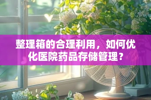 整理箱的合理利用，如何优化医院药品存储管理？
