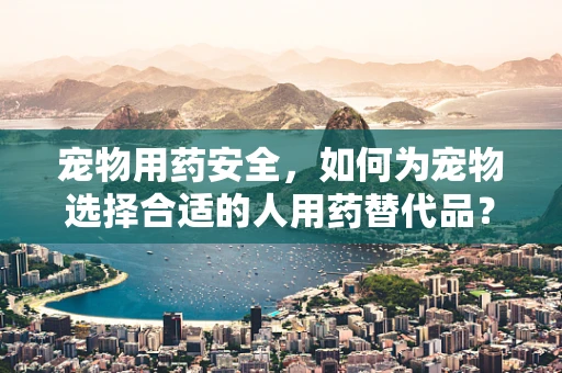 宠物用药安全，如何为宠物选择合适的人用药替代品？