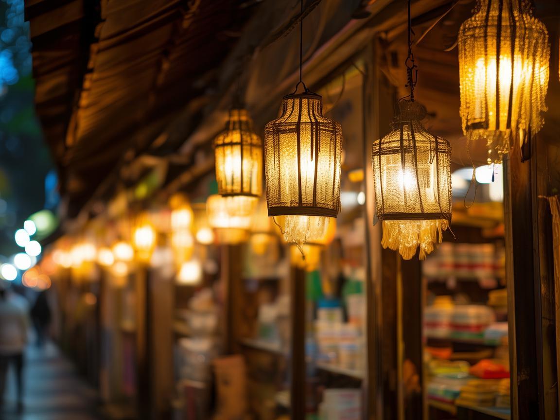 夜市街灯笼，如何确保其照明安全且不干扰药物储存？